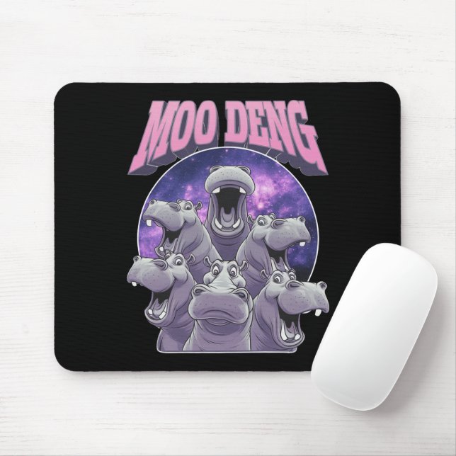 MOO-DENG DEN BERÖMDA BABYPYGMÉFLODHÄSTEN MOODENG MUSMATTA (Med mus)