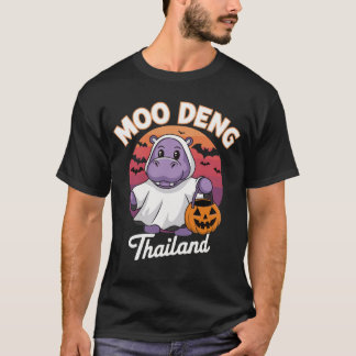 Moo Deng: Den dystra Hippo T Shirt