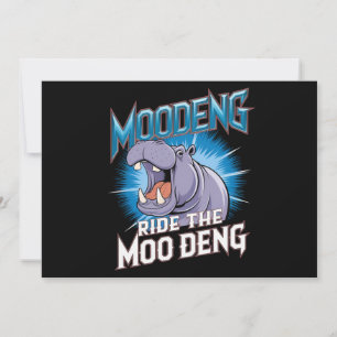 MOO DENG Flodhäst Ritt MOO DENG Inbjudningar