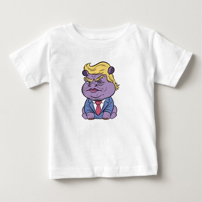 Moo Deng for Trump Shirts, Donald Trump 2024 T Shirt (Framsida)
