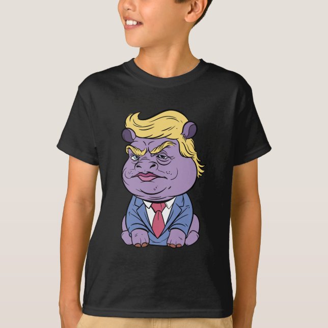 Moo Deng for Trump Shirts, Donald Trump 2024 T Shirt (Framsida)