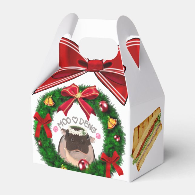 Moo Deng Hippo  Presentaskar (Framsidan Sidan)