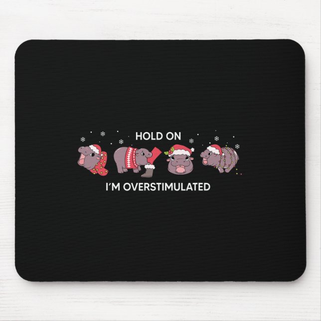 Moo Deng-julklapp på mig är överstimulerad Ba Musmatta (Framsidan)
