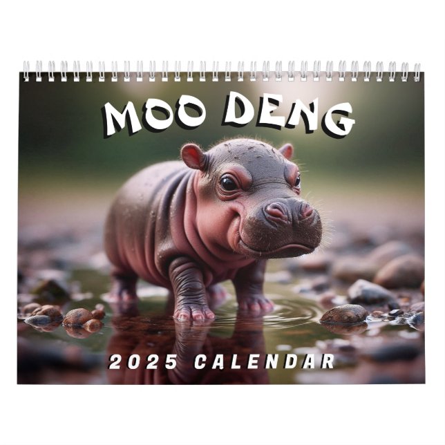 Moo Deng Kalender (Omslag)