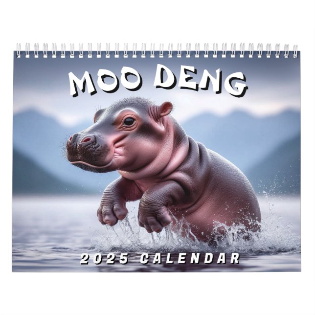 Moo Deng Kalender (Omslag)