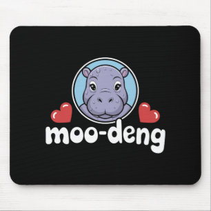 Moo Deng Studsugga gris i thailändsk bild Babyflod Musmatta