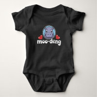 Moo Deng Studsugga gris i thailändsk bild Babyflod
