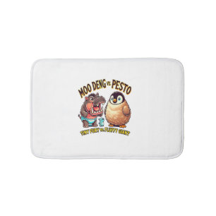 Moo Deng vs. Pesto Arg Hippo vs. Fluffy Penguin Badrumsmatta