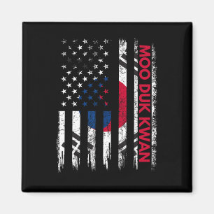 Moo Duk Kwan Karate Martial Arts Training Koref Magnet