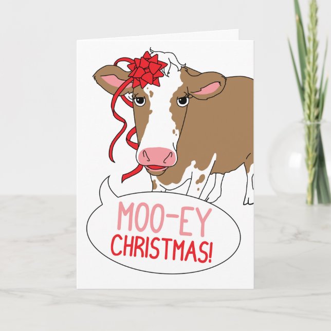 Moo-ey-jul! Helgkort (Framsida)
