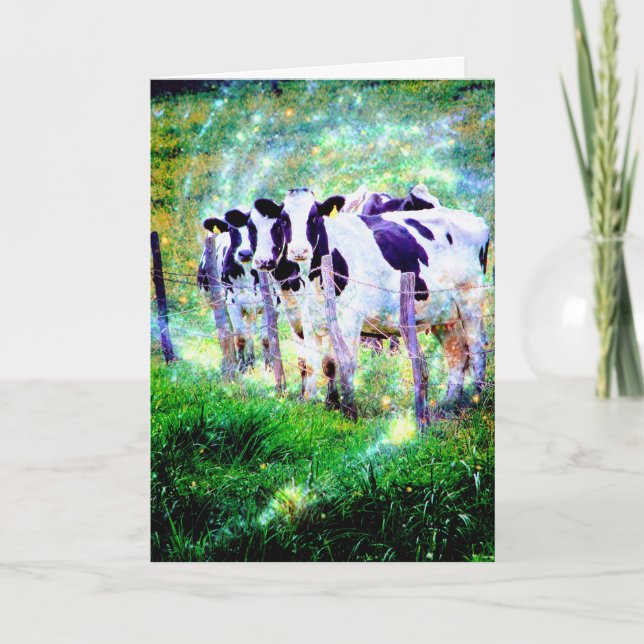 Moo, hur mår du? kort (Framsida)