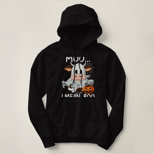 Moo I Elak Boo Cow T Shirt (Design framsida)