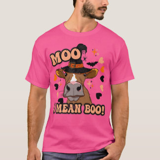 Moo I elak boo gulla Halloween western fall hei T Shirt