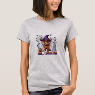 Moo I Elak Boo Halloween Cows T Shirt