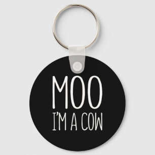 Moo Im A Cow Gift Nyckelring