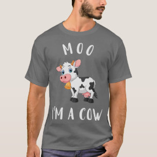 Moo jag är en konsumtionskycklare Mjölk Funny Farm T Shirt