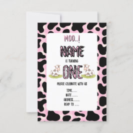 Moo, jag ska vända ett inbjudningar