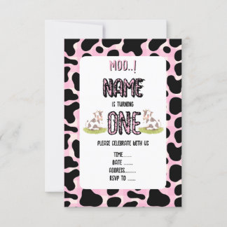 Moo, jag ska vända ett inbjudningar