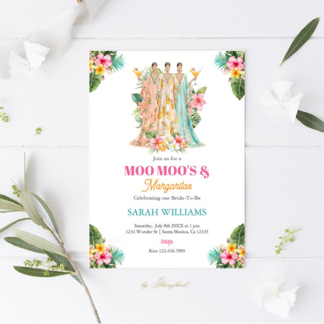 Moo Moos & Margaritas Bröllopsfest Inbjudningar (Skapare uppladdad)