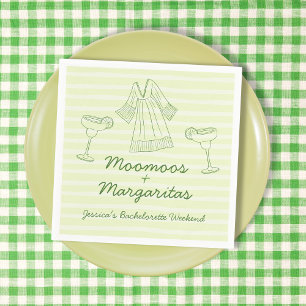 Moo Moos & Margaritas Handskriven Sjungmö-rite Pappersservett