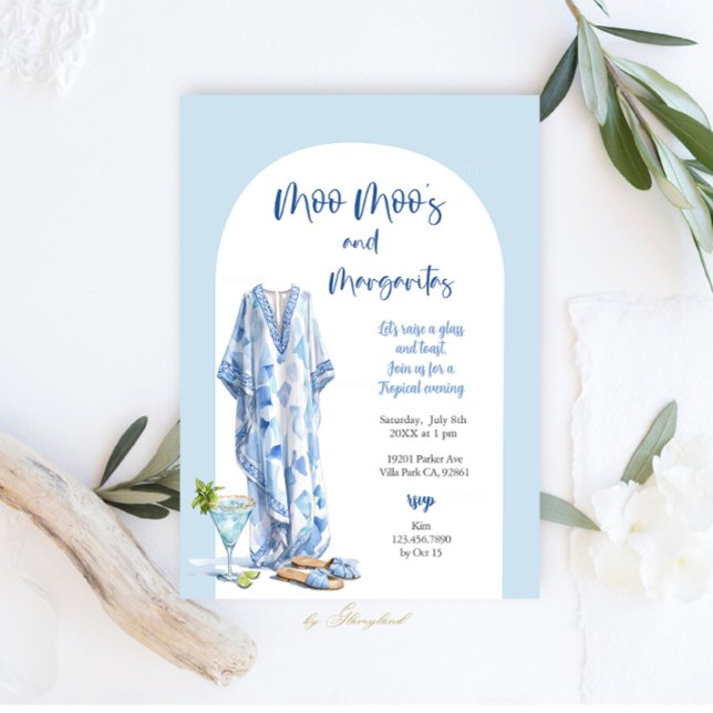 Moo Moos & Margaritas Party Inbjudningar (Skapare uppladdad)