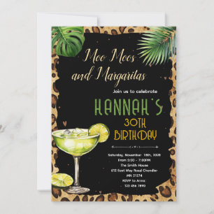 Moo Moos och Margaritas festinbjudan Inbjudningar