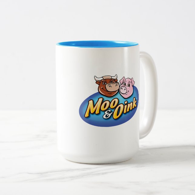 Moo & Oink Coffee Mugg (Framsida höger)
