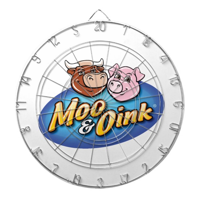 Moo & Oink Dartboard Darttavla (Framsidan)