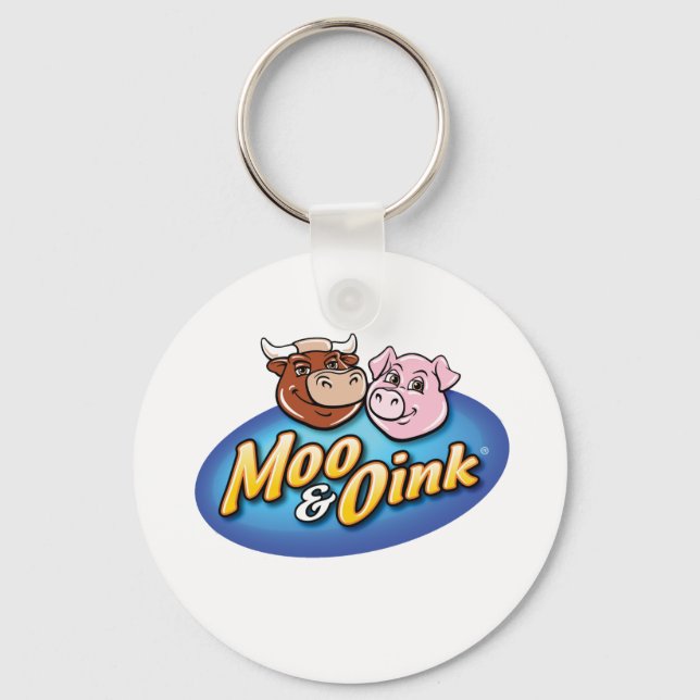 Moo & Oink Flaska-öppnare Nyckelring (Framsida)