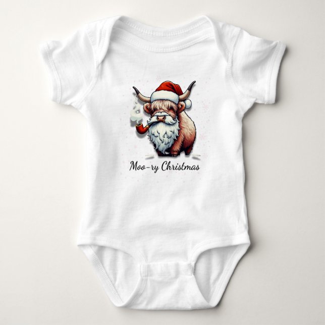 Moo-ry-juldesign T Shirt (Framsida)