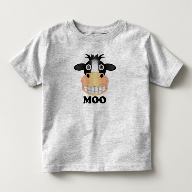 Moo - Småbarn Bra Jersey T-Shirt (Framsida)