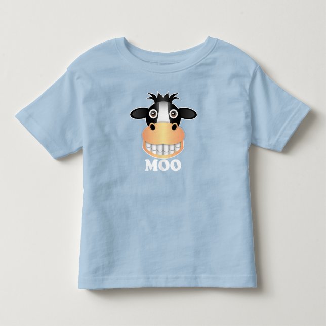 Moo - Småbarn Bra Jersey T-Shirt (Framsida)