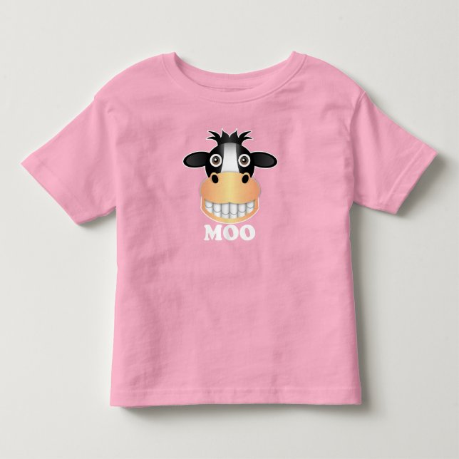 Moo - Småbarn Bra Jersey T-Shirt (Framsida)