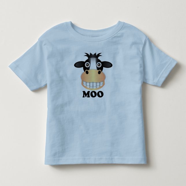 Moo - Småbarn Bra Jersey T-Shirt (Framsida)