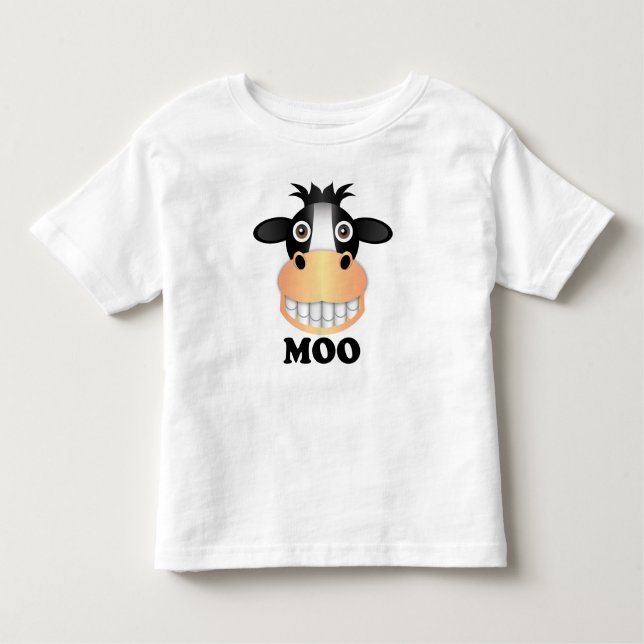 Moo - Småbarn Bra Jersey T-Shirt (Framsida)
