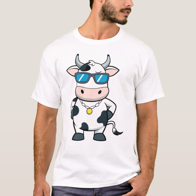 Moo Stil Cow T Shirt (Framsida)