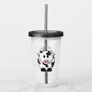 Moo Tumbler – Söt Ko Kalt Kopp Take Away Mugg