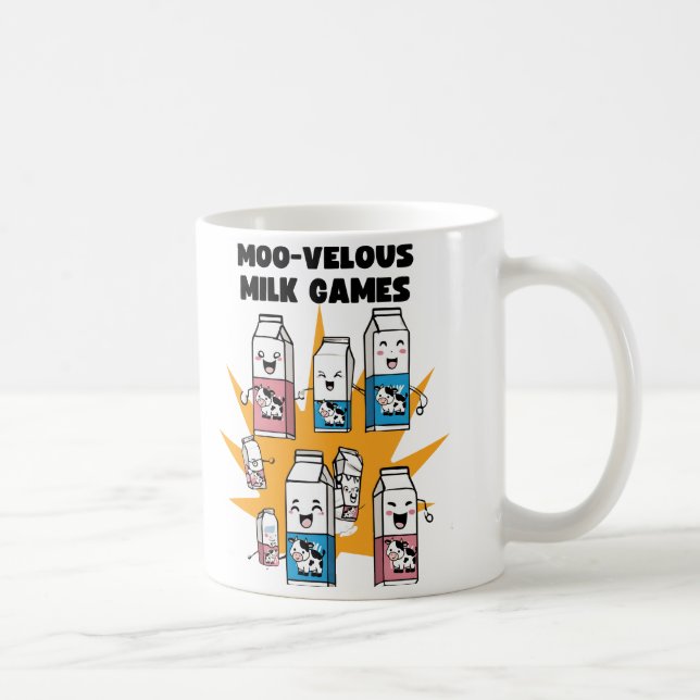 Moo-velous Mjölk Games Kaffemugg (Höger)