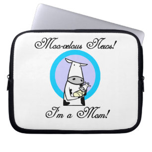 Moo-velous New mamma-gåvor Laptop Fodral