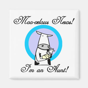 Moo-velous New Moster Tshirts and Gifts Magnet