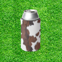 Moo-ving Brown Cow Print Golf Bollar