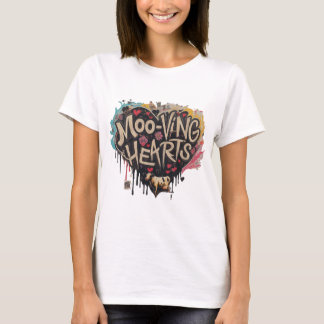 Moo-ving Hearts T Shirt