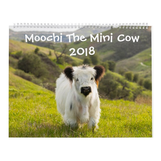 Moochi den mini- kalendern för ko 2018 kalender (Omslag)