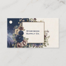 Mood Blue Rose Celestial Natt Landskap Splittrad Visitkort