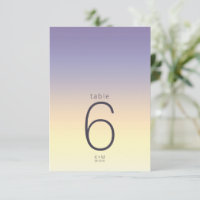 Mood Gradient Bröllop Bord Indigo Sunset ID741