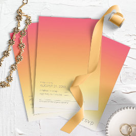 Mood Gradient Bröllop Hett, sommar-ID741 OSA Kort