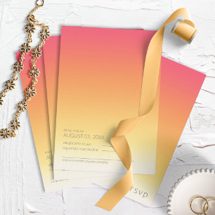 Mood Gradient Bröllop Hett, sommar-ID741 OSA Kort