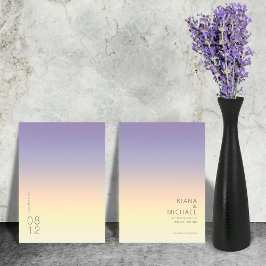 Mood Gradient Bröllop Indigo Sunset ID741 Spara Datumet
