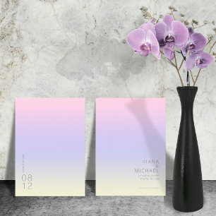 Mood Gradient Bröllop Pastel Dawn ID741 Spara Datumet