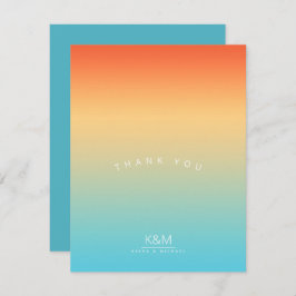 Mood Gradient Bröllop Tack Tropisk Himmel ID741